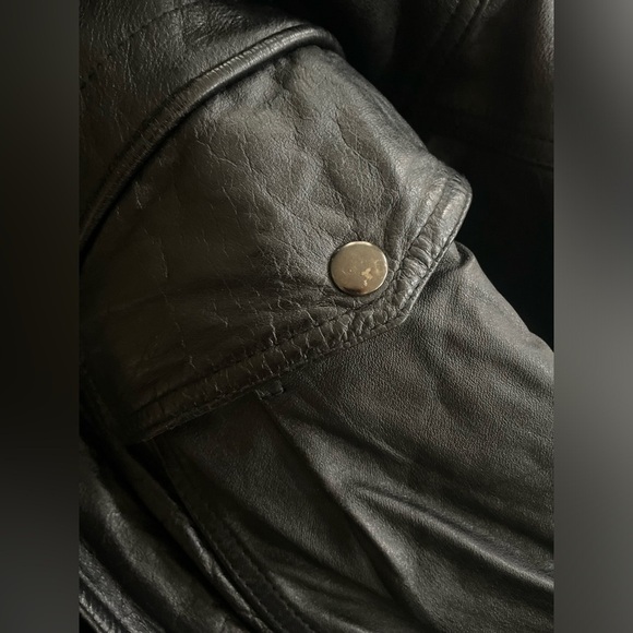 City streets leather Jacket men’s Medium black - Picture 10 of 10